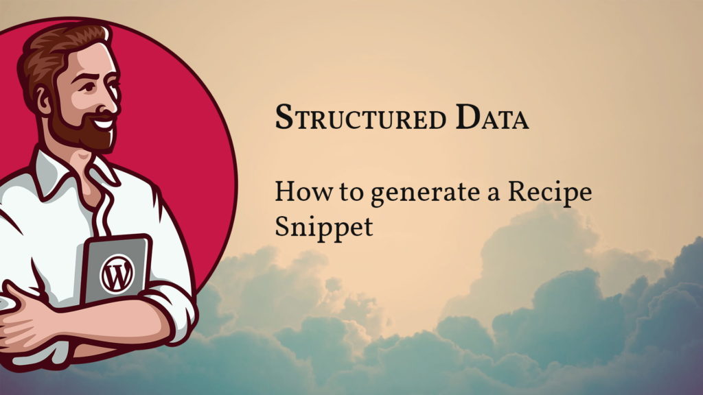 How to create Structured Data for Recipes (Cover)