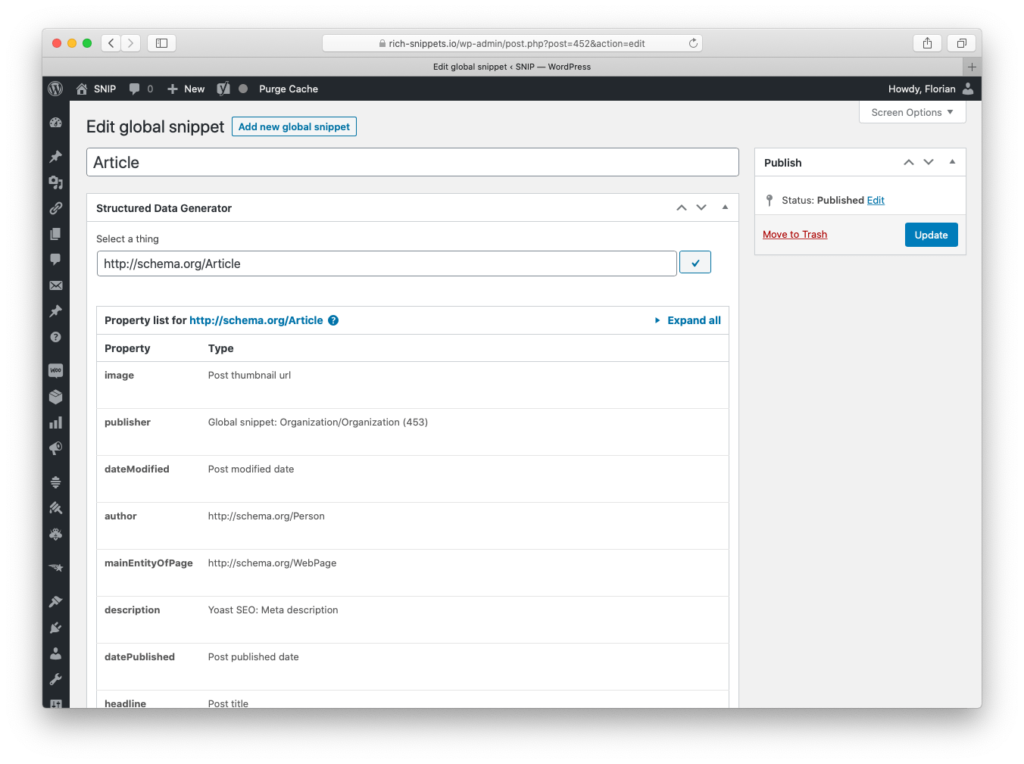 structure data generator